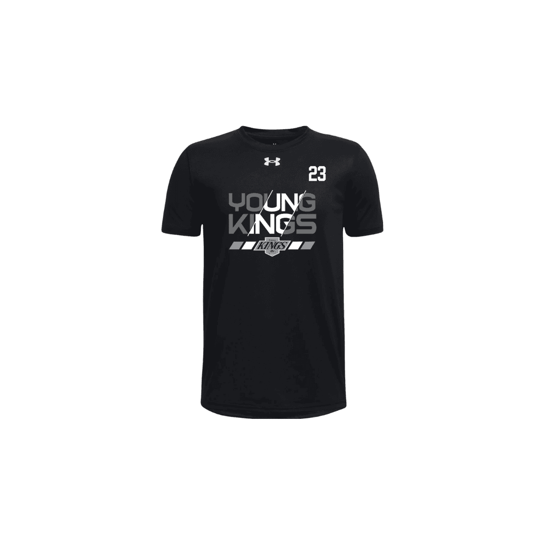 Young Kings Kids Logo T Shirt with Custom Number