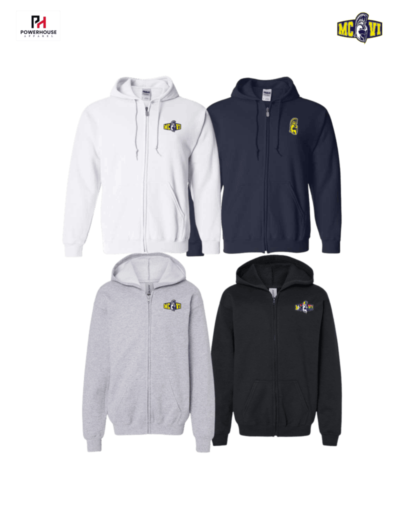 MCVI Youth Generic Brand Full Zip Hoodie