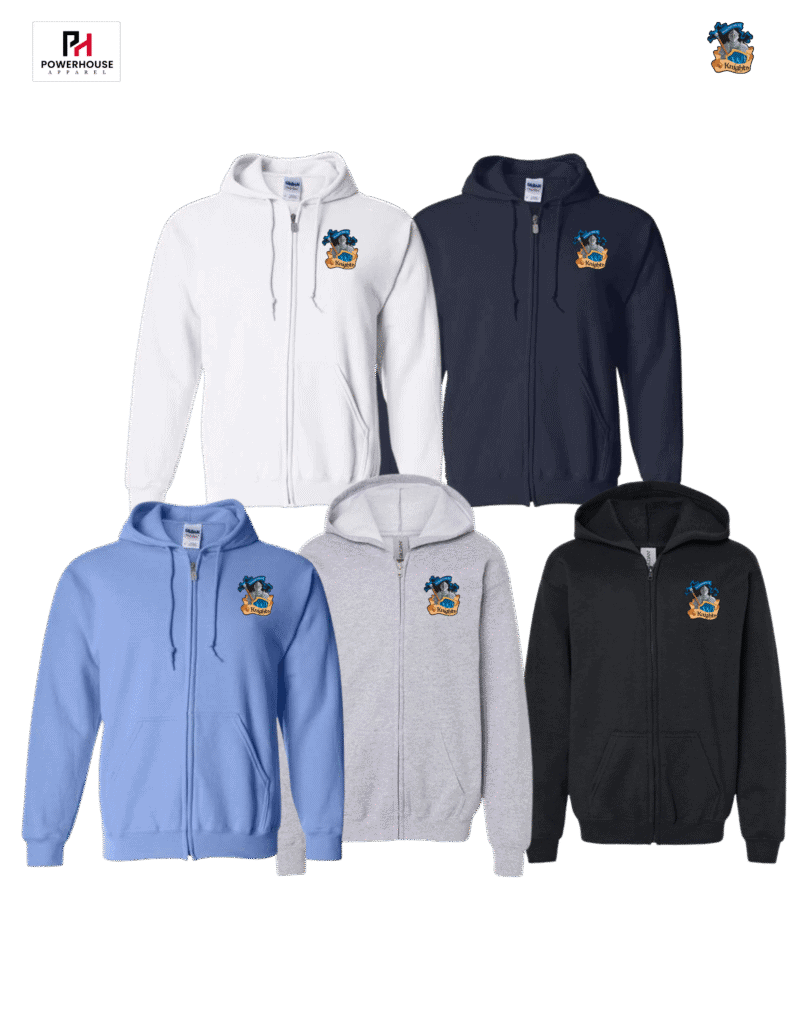 Knights Adult Generic Brand Full Zip Hoodie