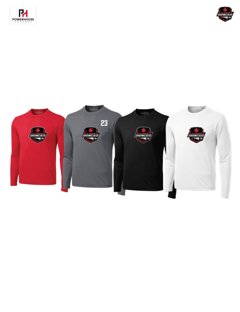 Elite Prospects Showcase Youth Generic Brand Long Sleeved Athletic T-Shirt (Copy)