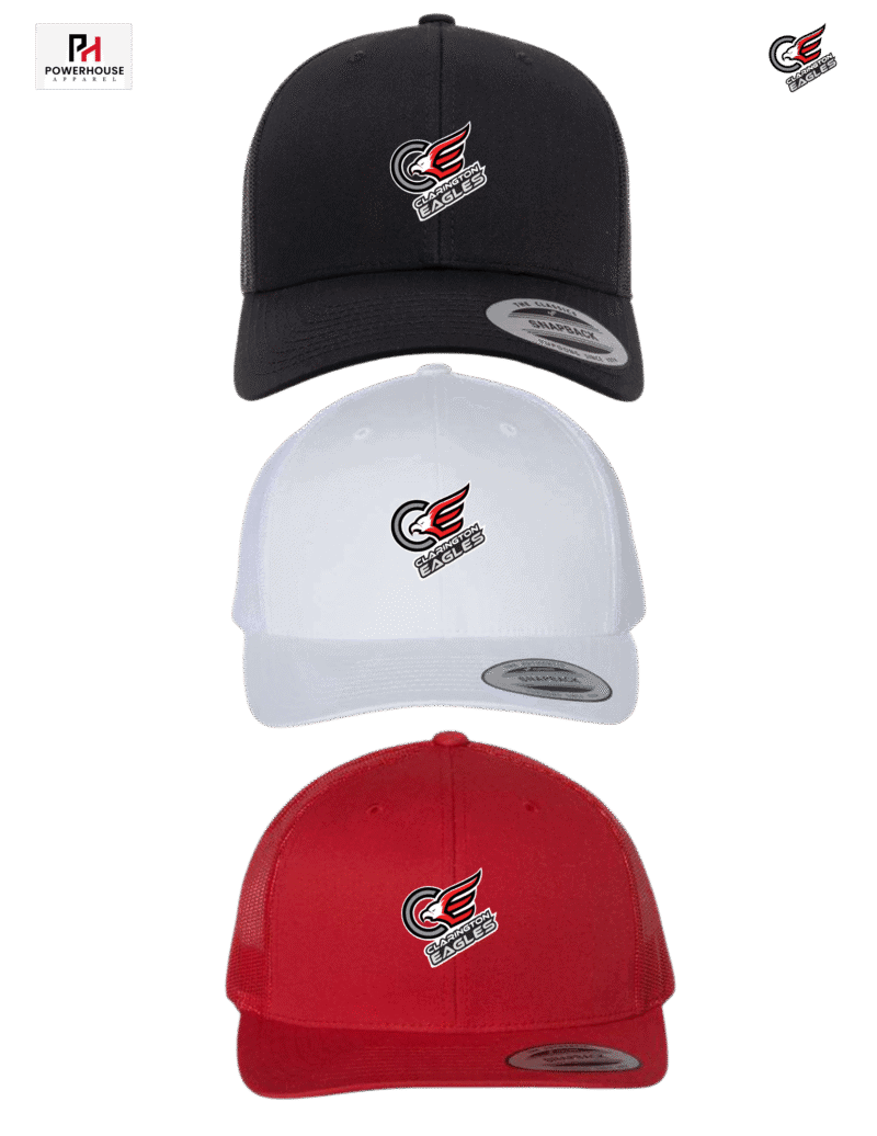 Clarington Eagles Meshback Trucker Snapback Hat