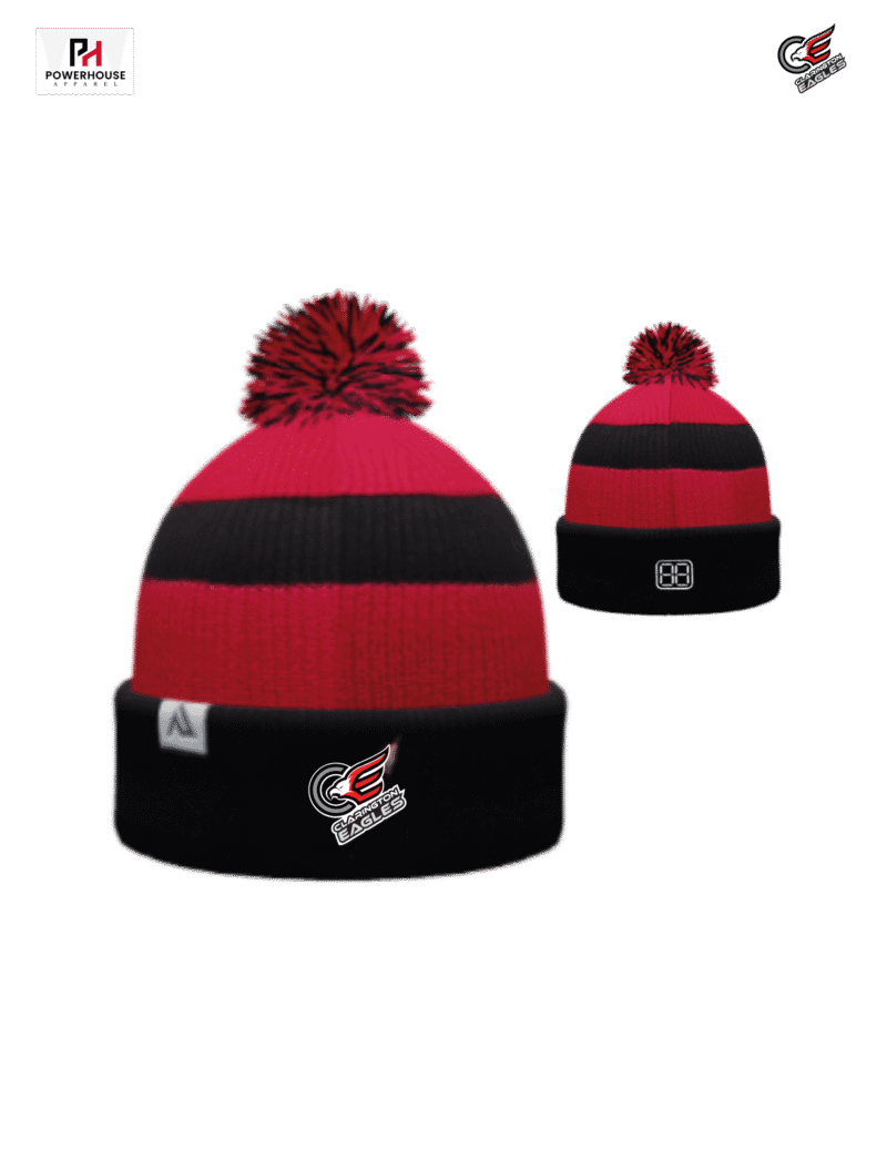 Clarington Eagles Custom Pom Pom Beanie Toque