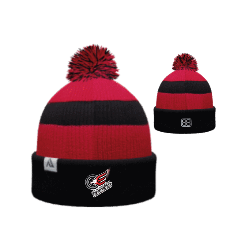 Clarington Eagles Custom Pom Pom Beanie Toque