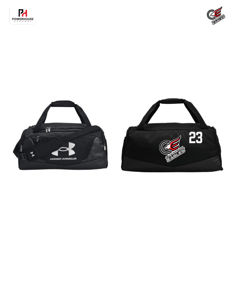 Clarington  Eagles Medium Duffle Bag With Custom Number