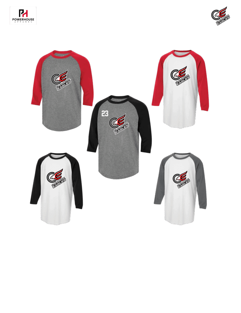 Clarington Eagles Youth Generic Brand Athletic Baseball Style Shirt