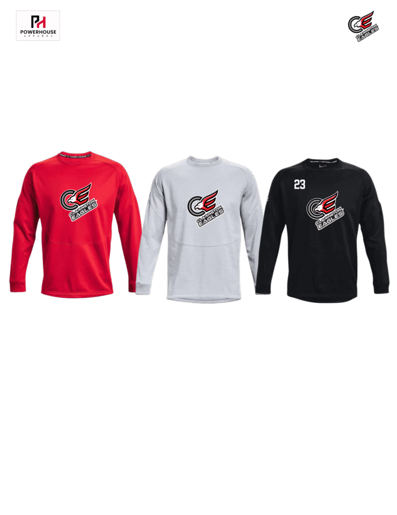 Clarington Eagles Men's Under Armour Fleece Storm Crew