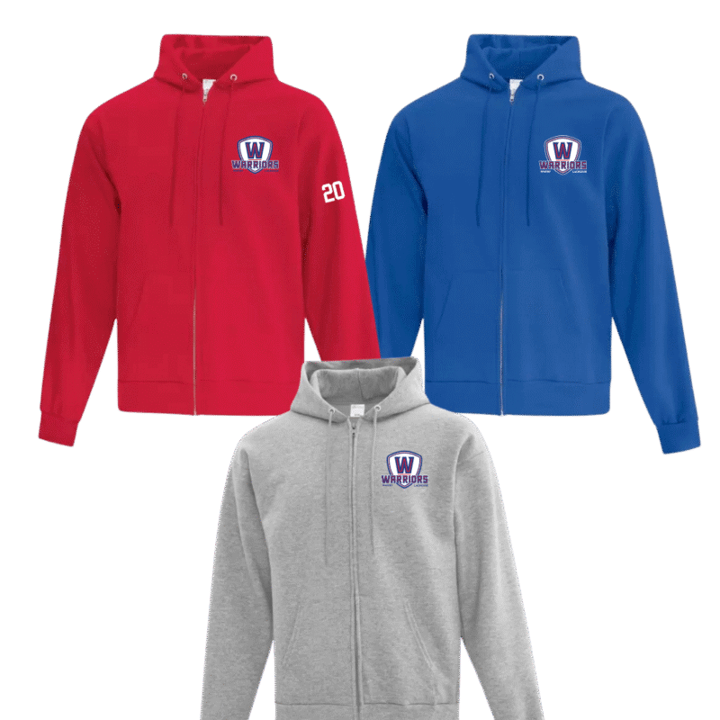 Warriors Youth Generic Brand Full Zip Hoodie
