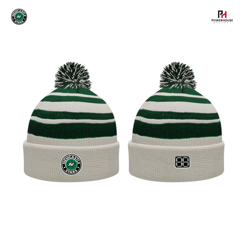 Stars Custom Pom Pom Toque
