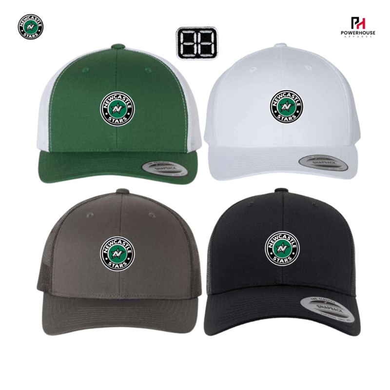 Stars Meshback Trucker Snapback Hat