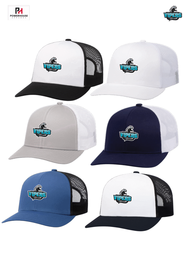 Vipers Meshback Trucker Snapback Hat