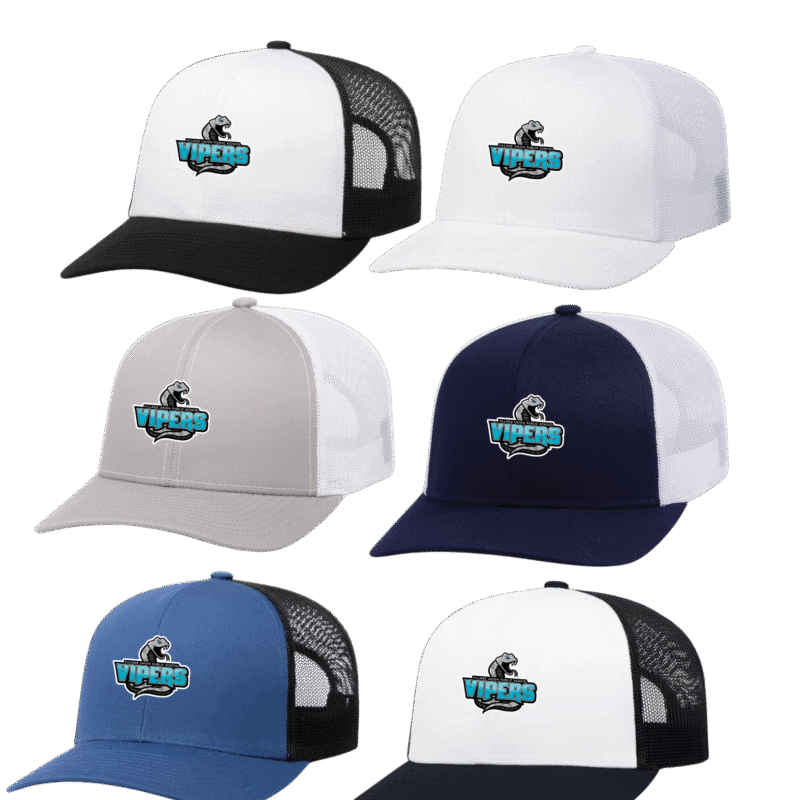 Vipers Meshback Trucker Snapback Hat