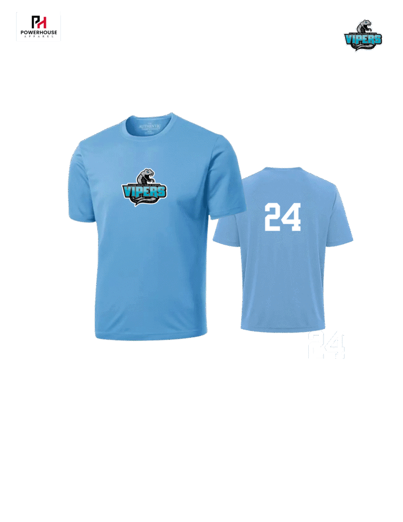 Vipers School Shirt With Custom Number