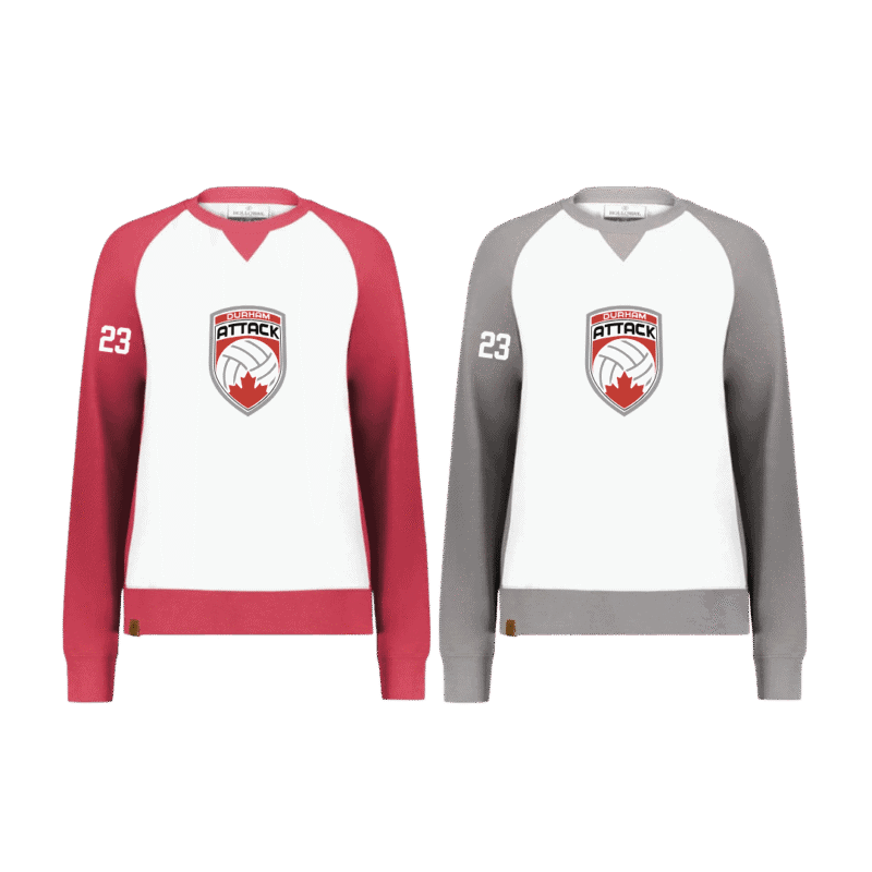 Durham Attack Holloway Women's All-American Crewneck Sweatshirt with Custom Team Name - Image 3