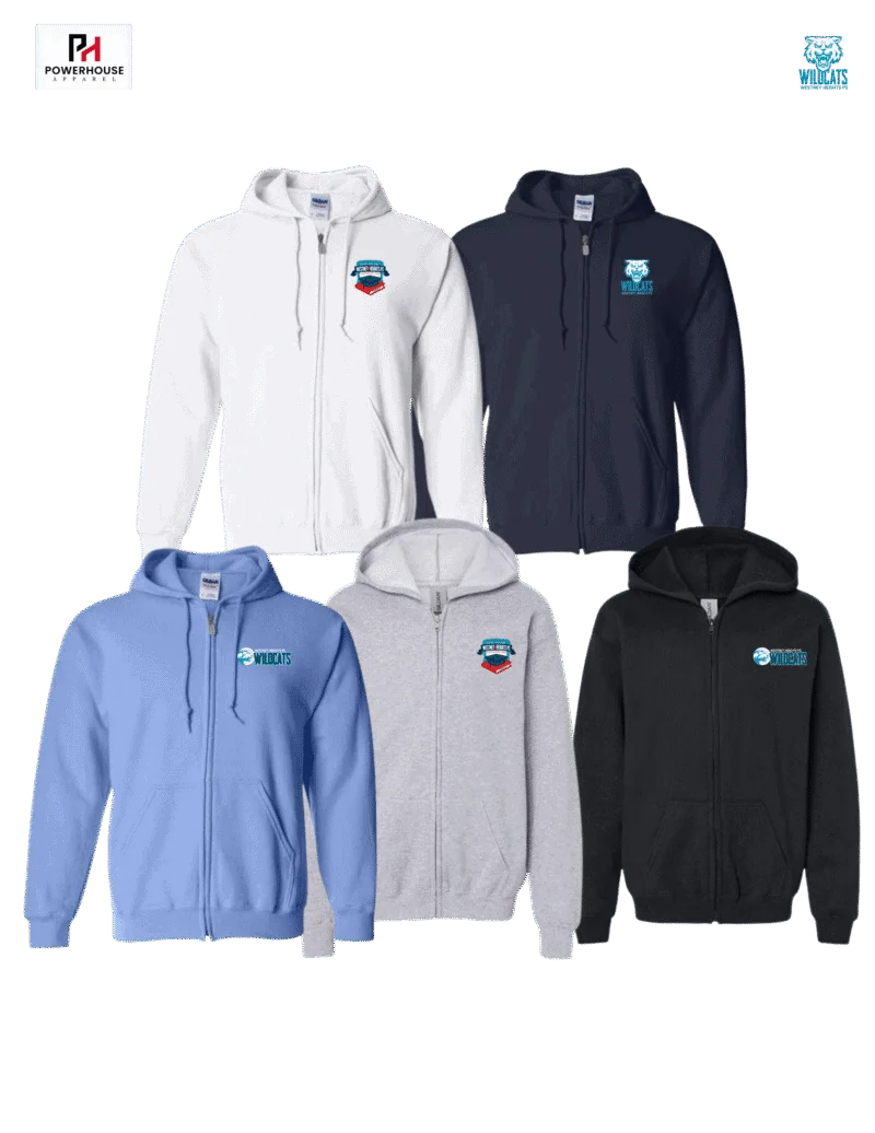 Wildcats Adult Generic Brand Full Zip Hoodie