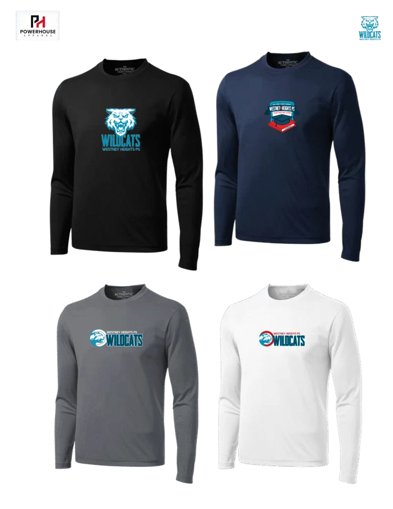 Wildcats Youth Generic Brand Long Sleeved Athletic T-Shirt