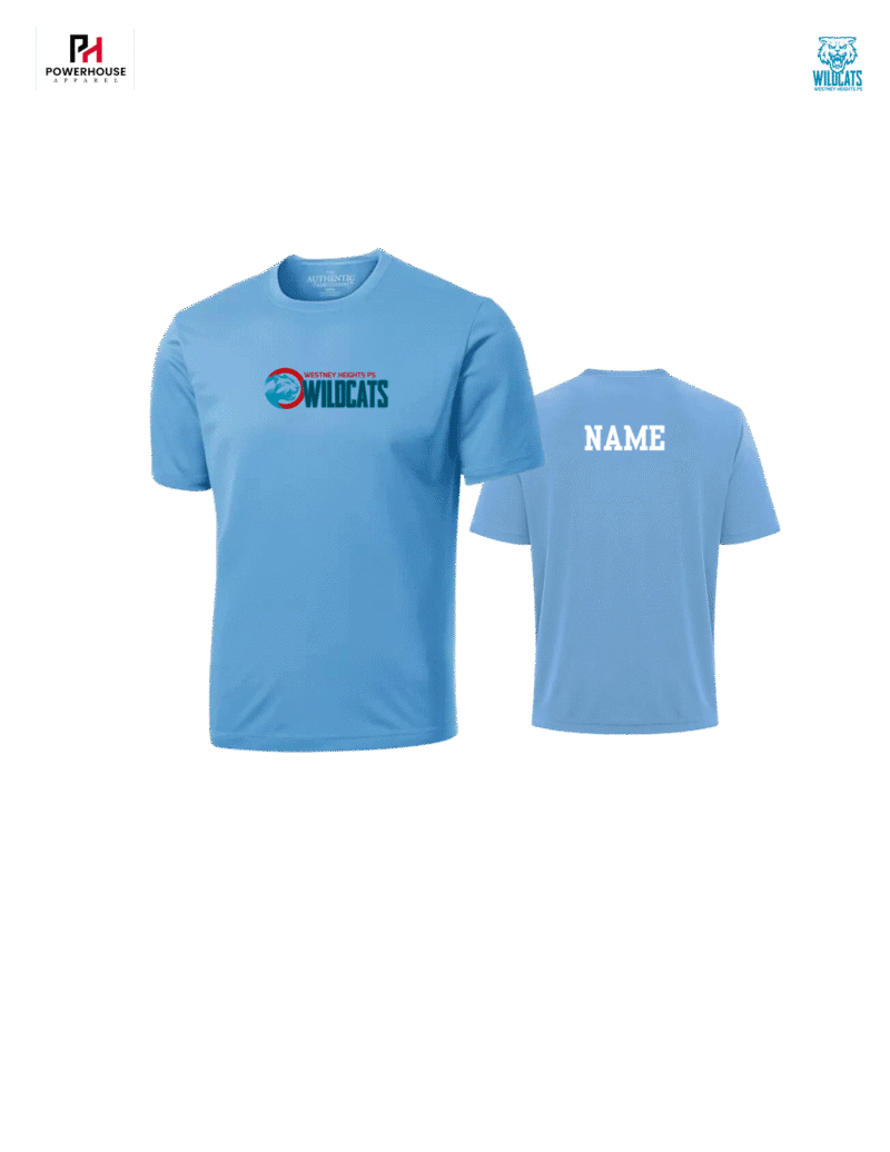 Wildcats Youth School Shirt with Custom Name