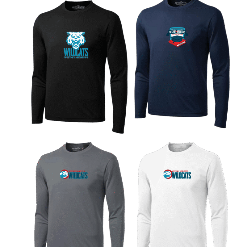 Wildcats Youth Generic Brand Long Sleeved Athletic T-Shirt