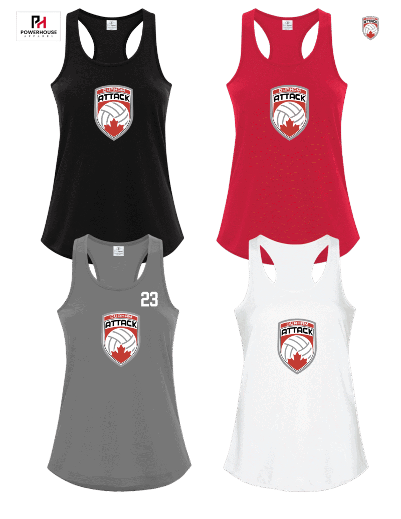 Durham Attack Women's Generic Brand Racerback Tank Top - Image 3