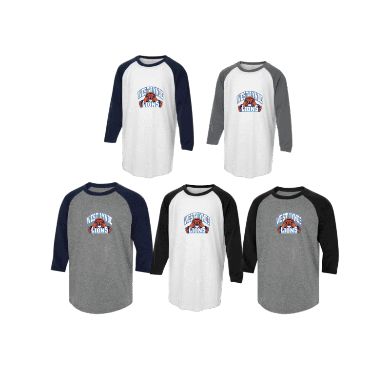 West Lynde Adult Generic Brand Athletic Baseball Style Shirt