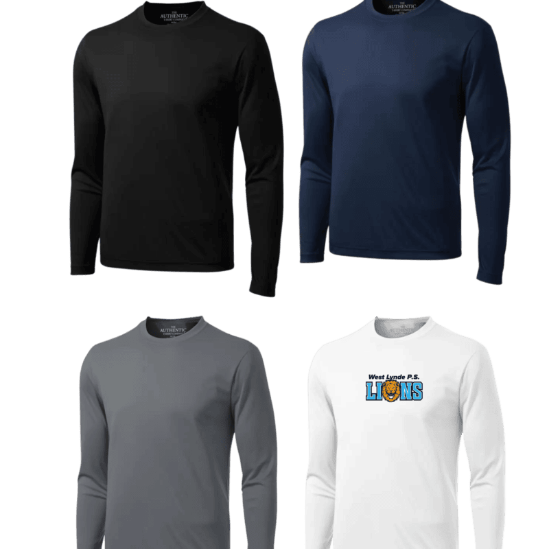 West Lynde Adult Generic Brand Long Sleeved Athletic T-Shirt