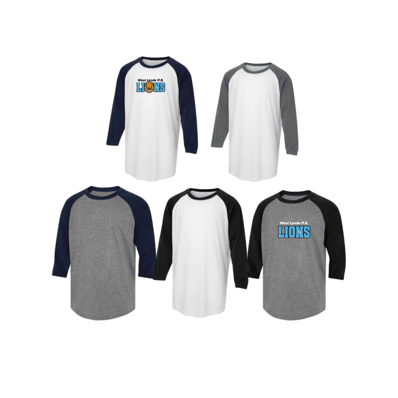 West Lynde Adult Generic Brand Athletic Baseball Style Shirt