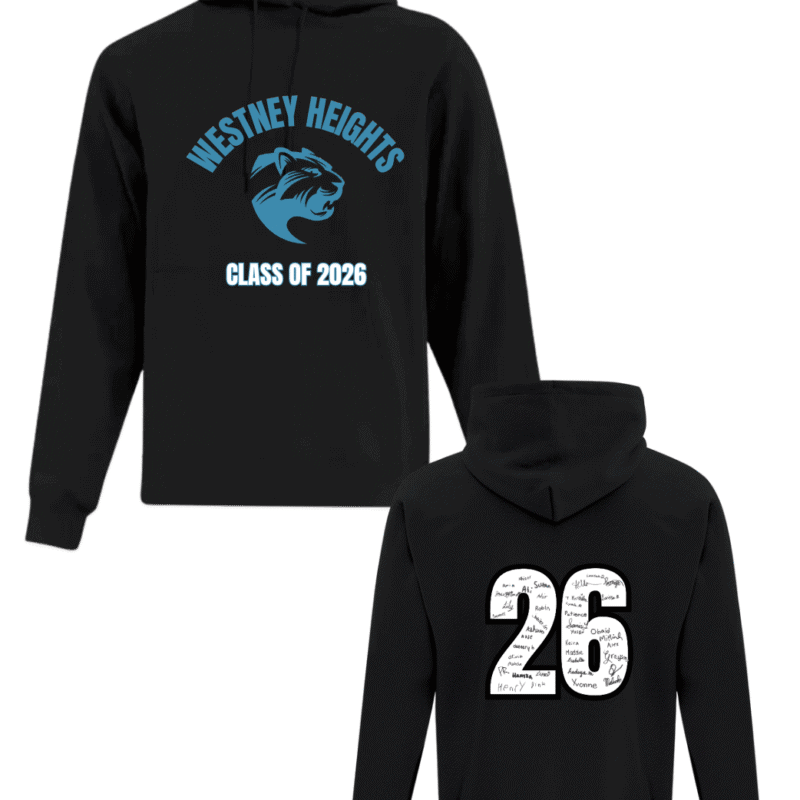 Wildcats Youth Generic Brand 2026 GRAD Hoodie with Custom Name