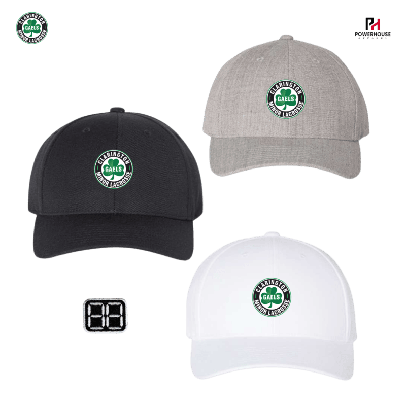 GAELS Curved Visor Snapback Hat with Custom Flexstyle Logo