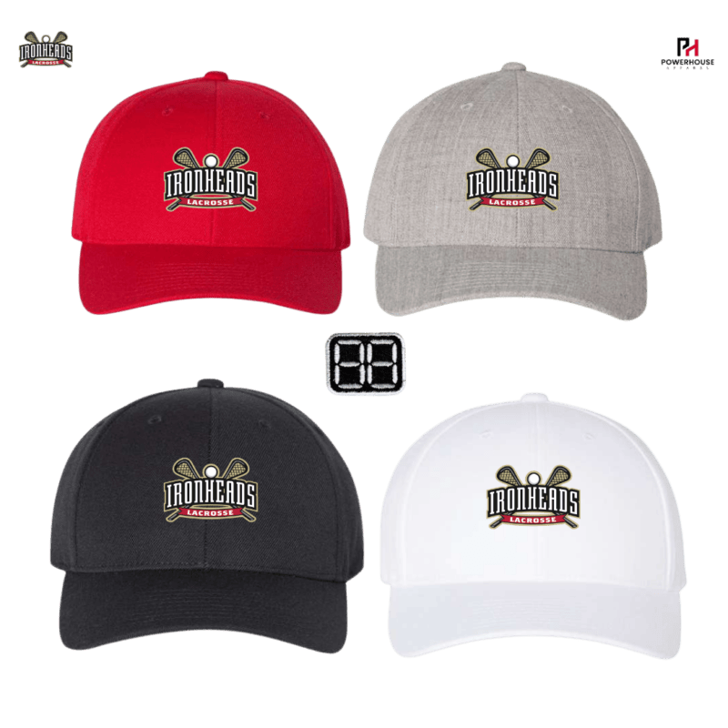 IRONHEADS Curved Visor Snapback Hat