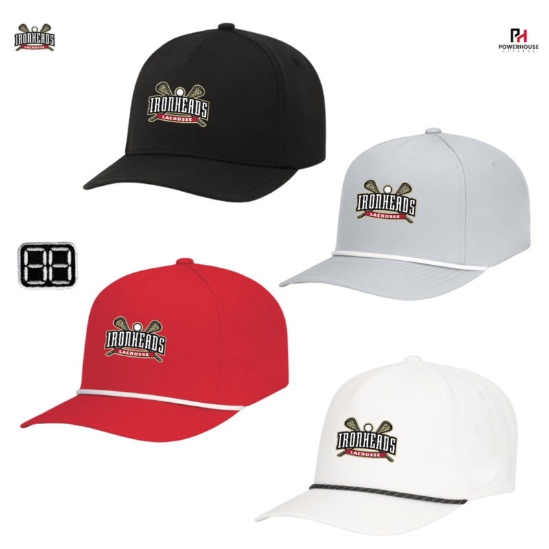 IRONHEADS Weekender Snapback Hat with Custom Flexstyle Logo