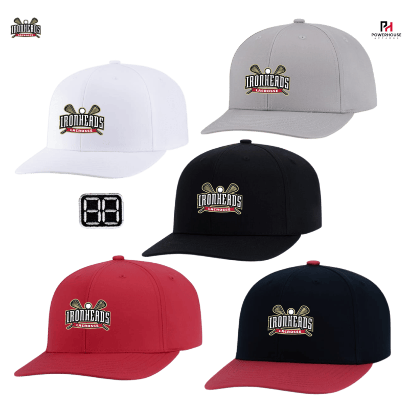 IRONHEADS Snapback Hat with Custom Flexstyle Logo