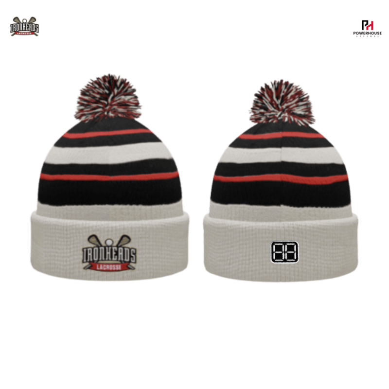 IRONHEADS Custom Pom Pom Beanie Toque