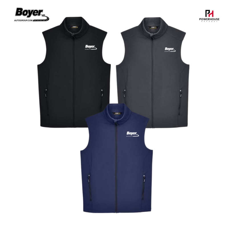 Boyer CORE365 Cruise Two-Layer Fleece Bonded Soft Shell Vest