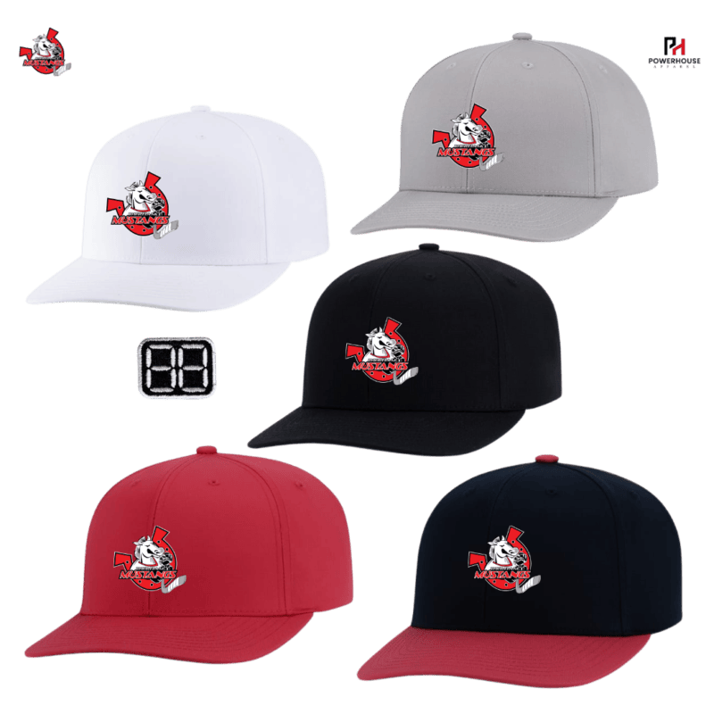 MUSTANGS Snapback Hat with Custom Flexstyle Logo