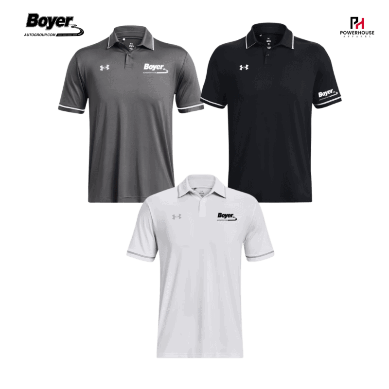 Boyer Under Armour Tipped Teams Performance Polo