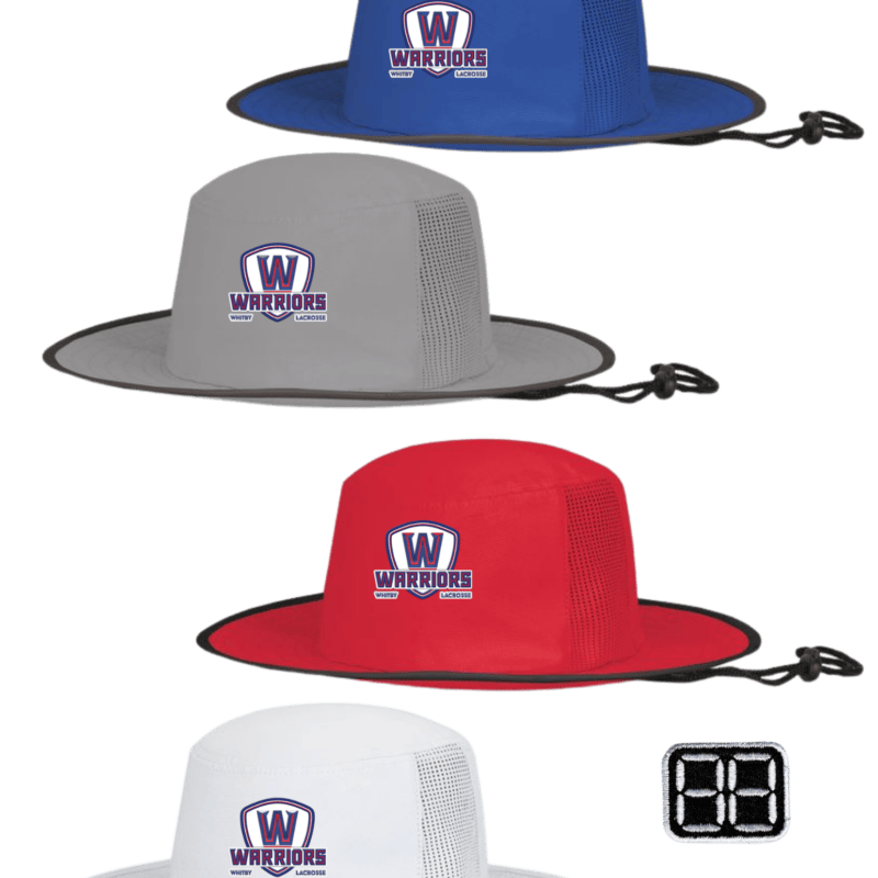 WARRIORS Perforated Boonie Hat with Custom Flexstyle Logo