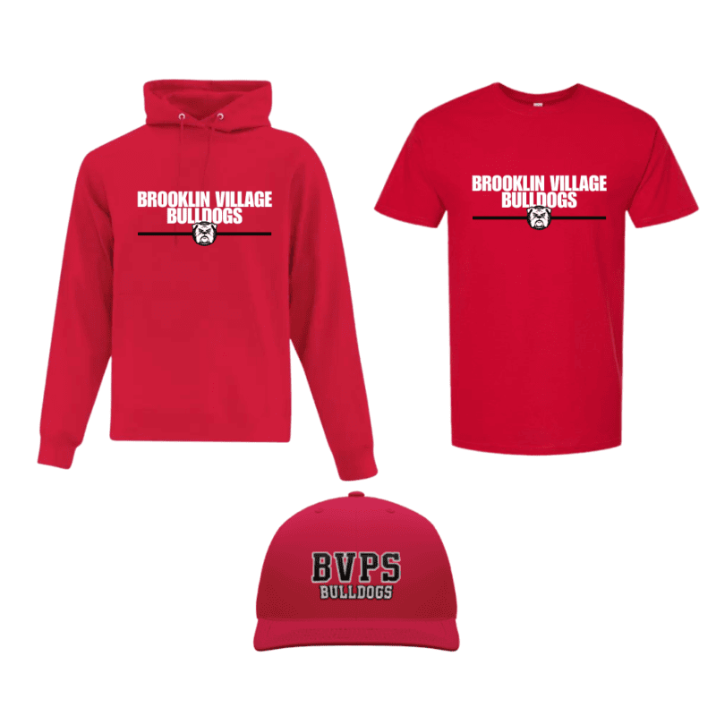 BROOKLIN VILLAGE BULLDOGS SCHOOL SPIRIT KIT WITH HAT