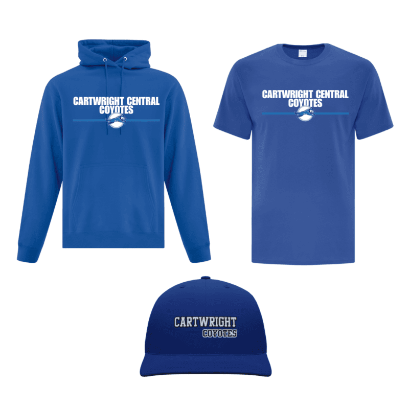 CARTWRIGHT COYOTES SCHOOL SPIRIT KIT WITH HAT