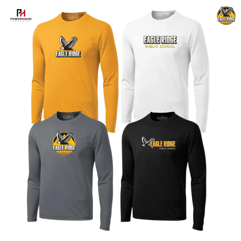 EAGLE RIDGE Youth Generic Brand Long Sleeved Athletic T-Shirt