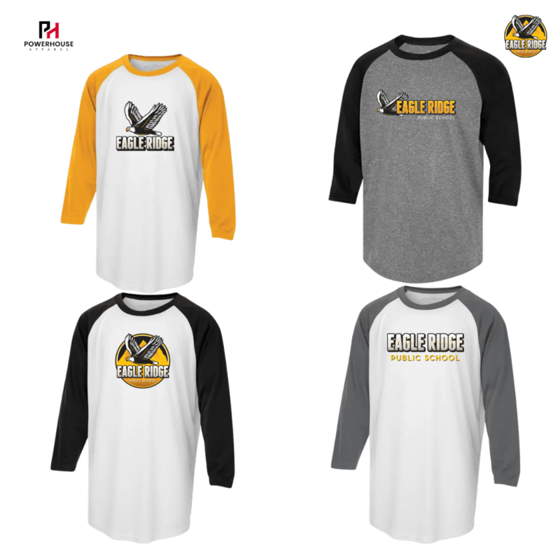 EAGLE RIDGE Adult Generic Brand Athletic Baseball Style Shirt