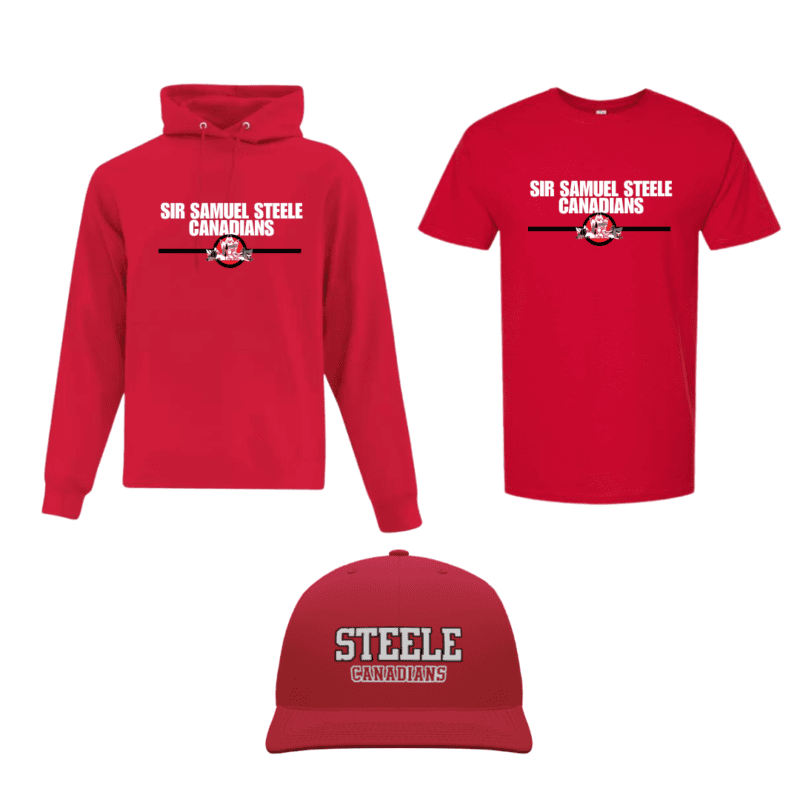 SIR SAMUEL STEELE CANADIANS SCHOOL SPIRIT KIT WITH HAT