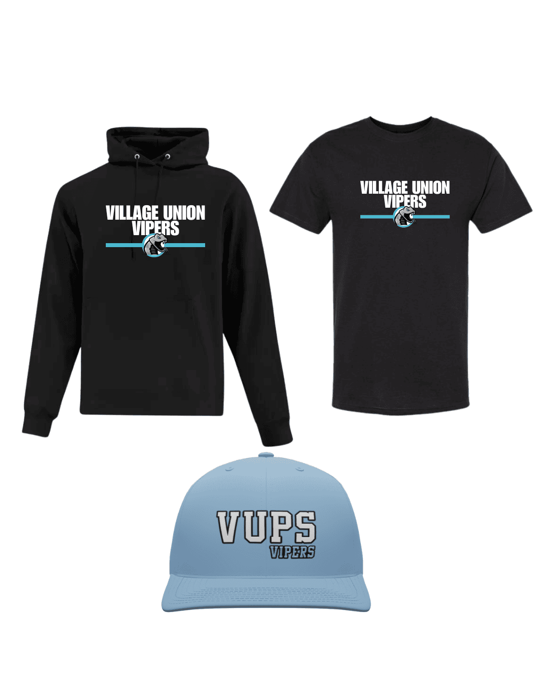VILLAGE UNION VIPERS SCHOOL SPIRIT KIT WITH HAT