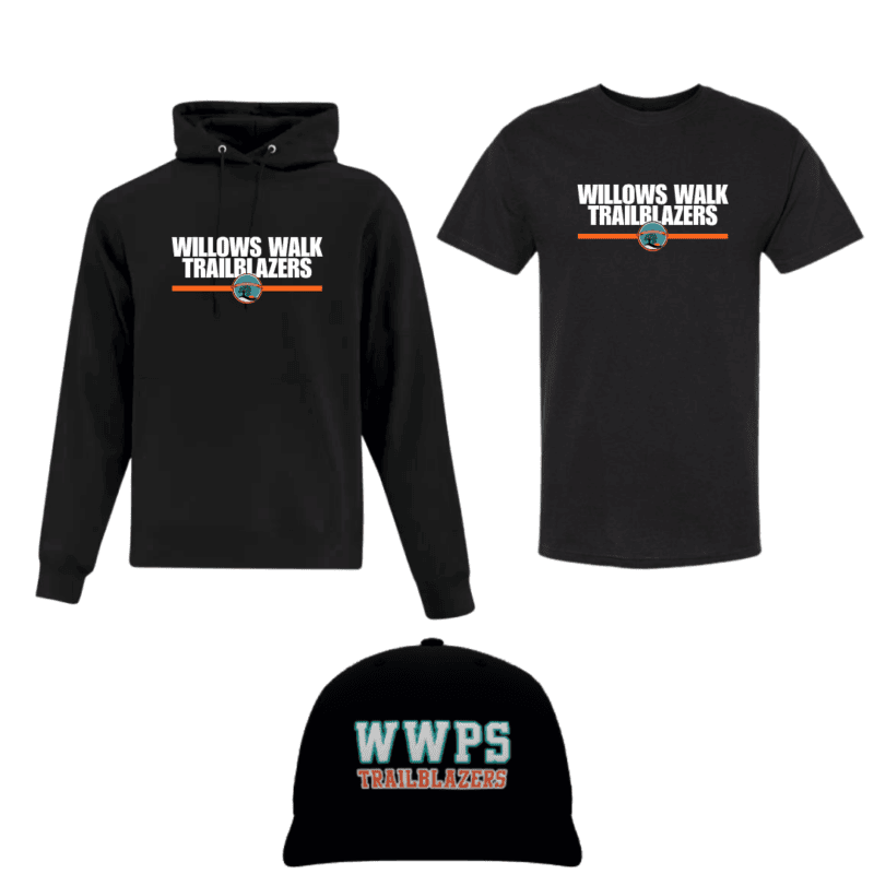 WILLOWS WALK TRAILBLAZERS SCHOOL SPIRIT KIT WITH HAT