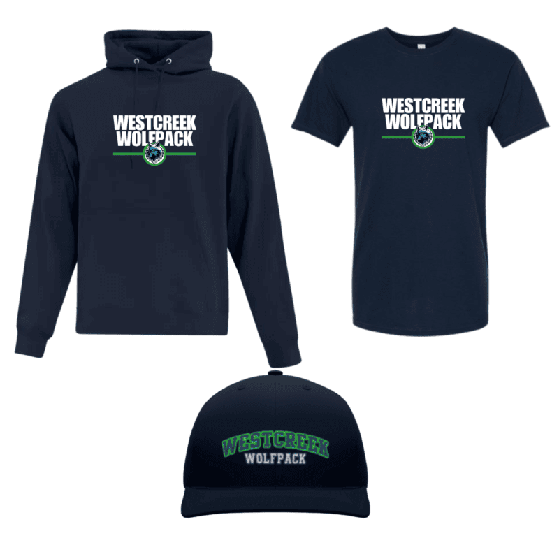 WESTCREEK WOLFPACK SCHOOL SPIRIT KIT WITH HAT