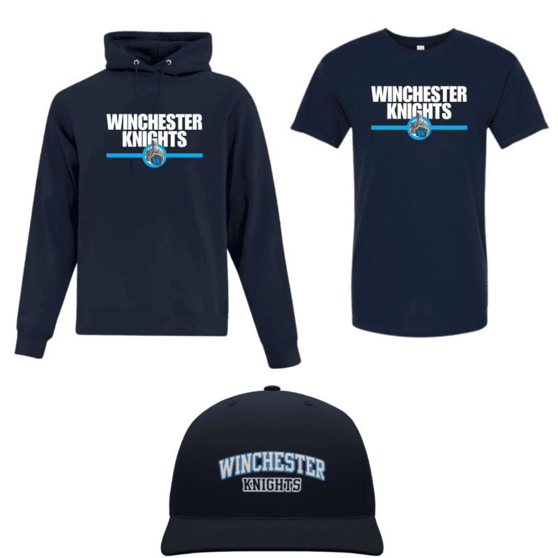 WINCHESTER KNIGHTS SCHOOL SPIRIT KIT WITH HAT