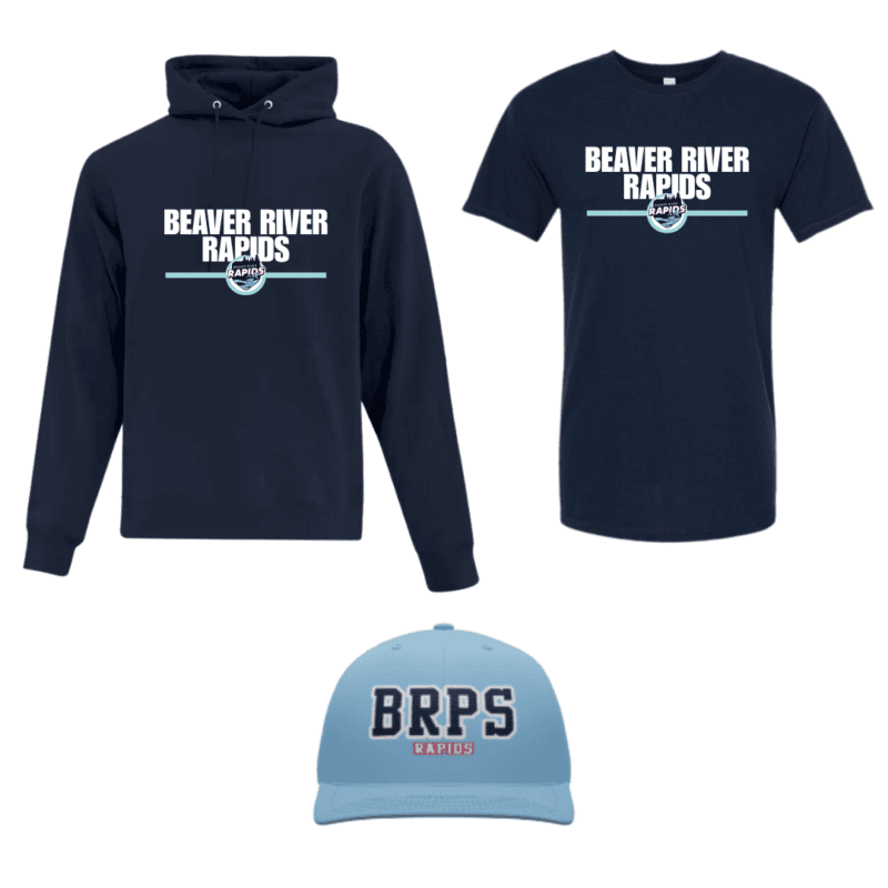 BEAVER RIVER RAPIDS SCHOOL SPIRIT KIT WITH HAT